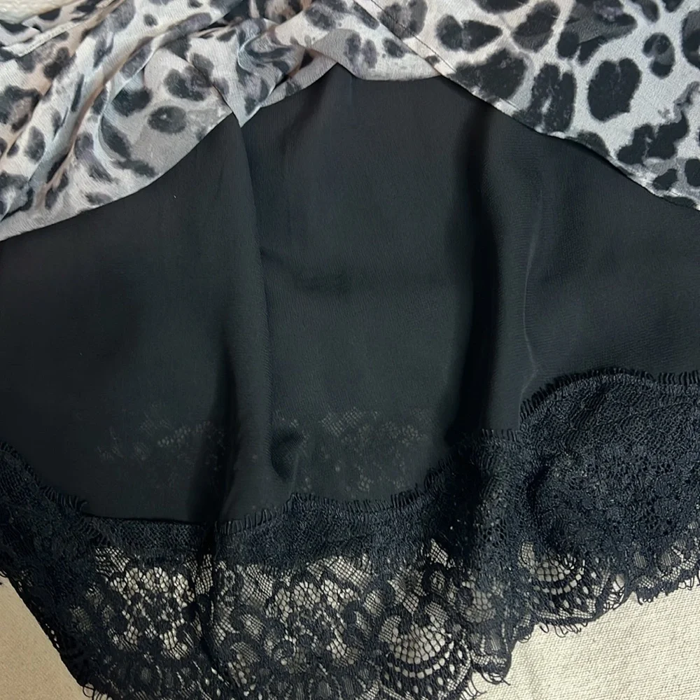 Lane Bryant Leopard Print Cami Top – Size 14 with Lace Trim - Picture 7 of 7